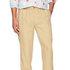 28 Palms Men's Relaxed-fit Linen Pant with Drawstring XS  NWOT